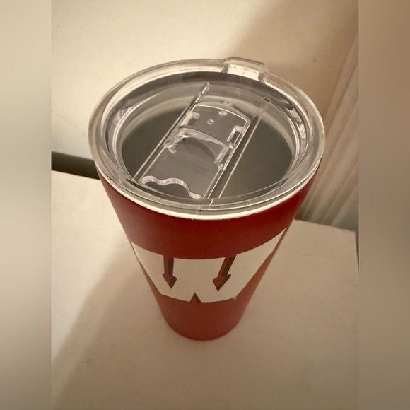University of Wisconsin brand new tumbler! ❤️🤍 - Picture 2 of 2